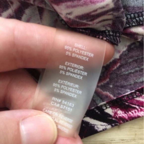 Karl Lagerfeld Black and Pink Tie Front 3/4 Sleeve Blouse - Picture 6 of 7